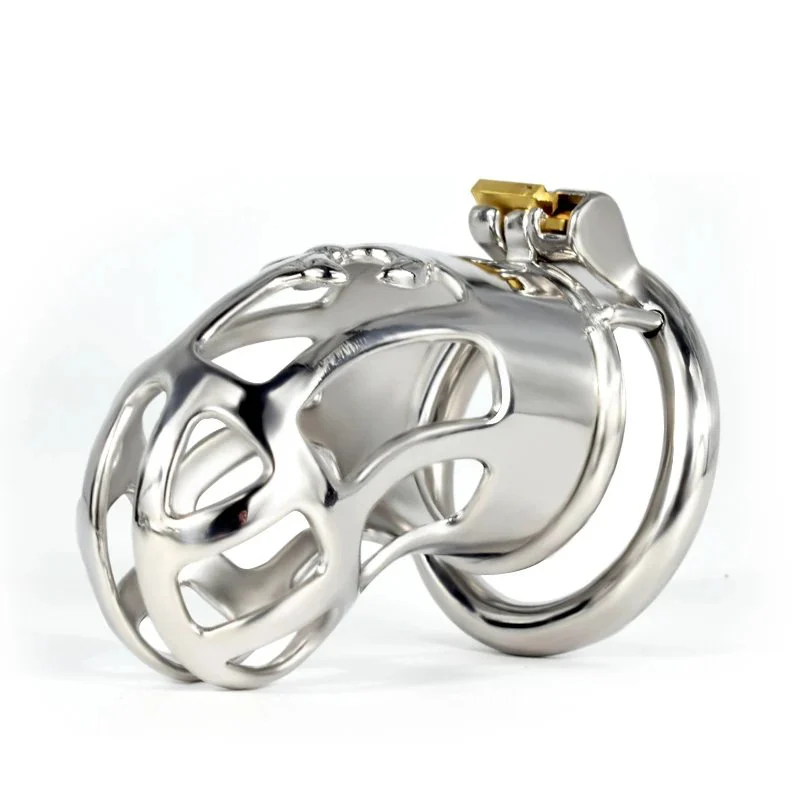 Alloy Chastity Lock Male Chastity Device Sex Toy Cage Penis Sex Cages for Man