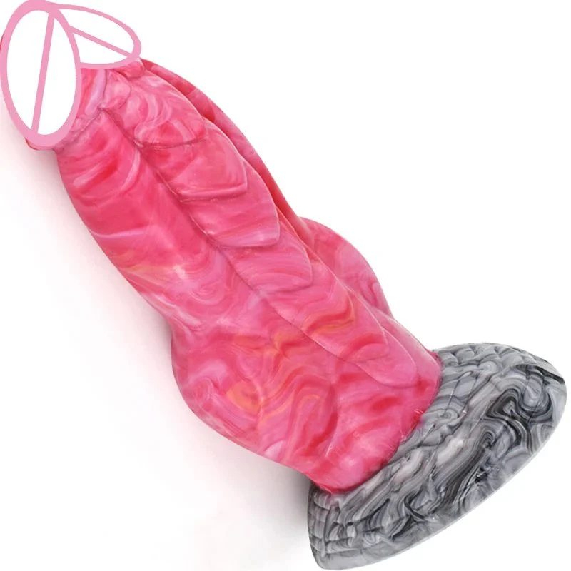 7.6 Inch Monster Silicone Dildo Gory Sex Toy Beast Dildo Kinky Fantastic Animal Designing Gorgeous