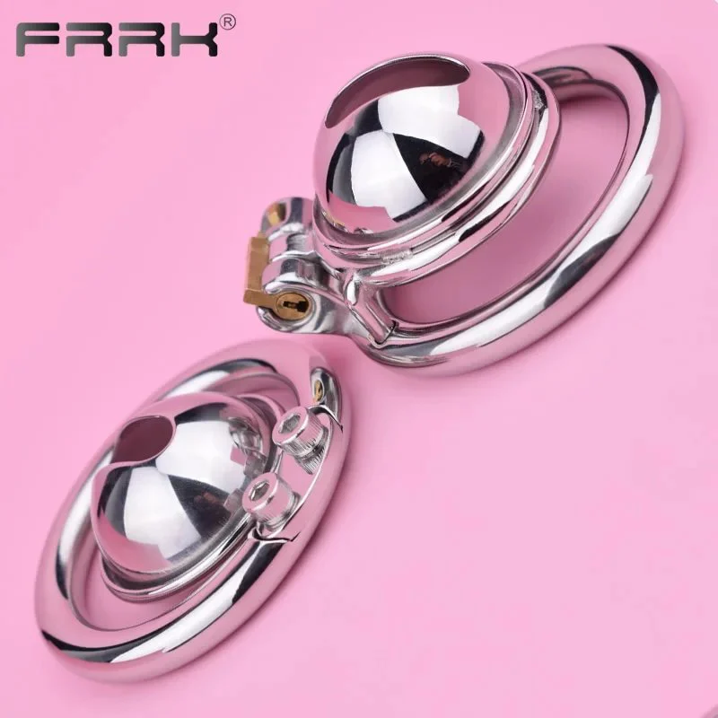 Hemisphere Male Chastity Cage Device with Urination Hole 40mm 45mm 50mm Penis Rings Adults Sex Products Toys