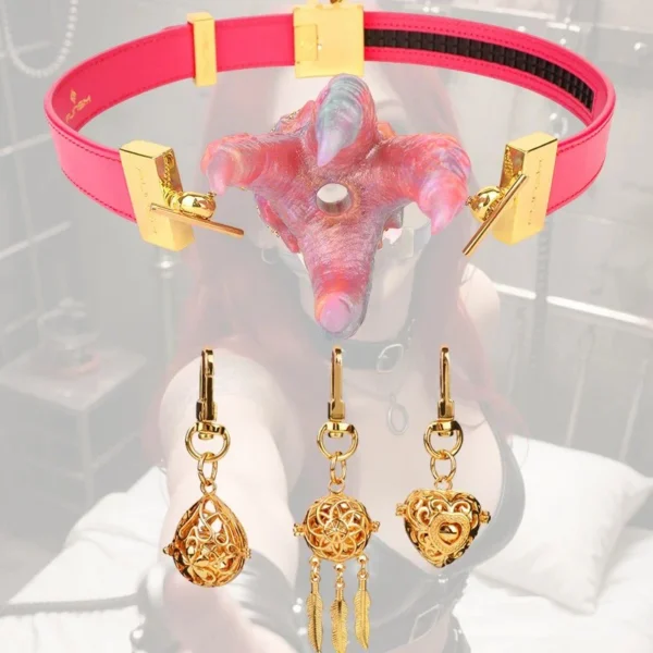 High-end Design Abyssal Spine Claw Shape Bondage Gag Three-color Belt How to Choose a Variety of Matching Gags