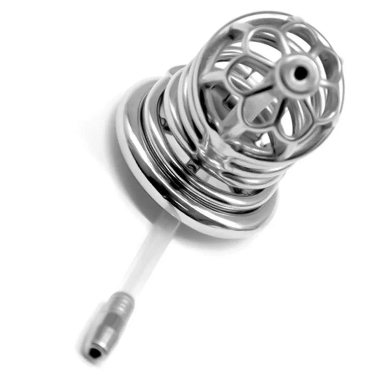 FRRK 5.2cm Man Chastity Cage Metal Lock Penis in Cage with Keyholder+clasp Male Chastity Device