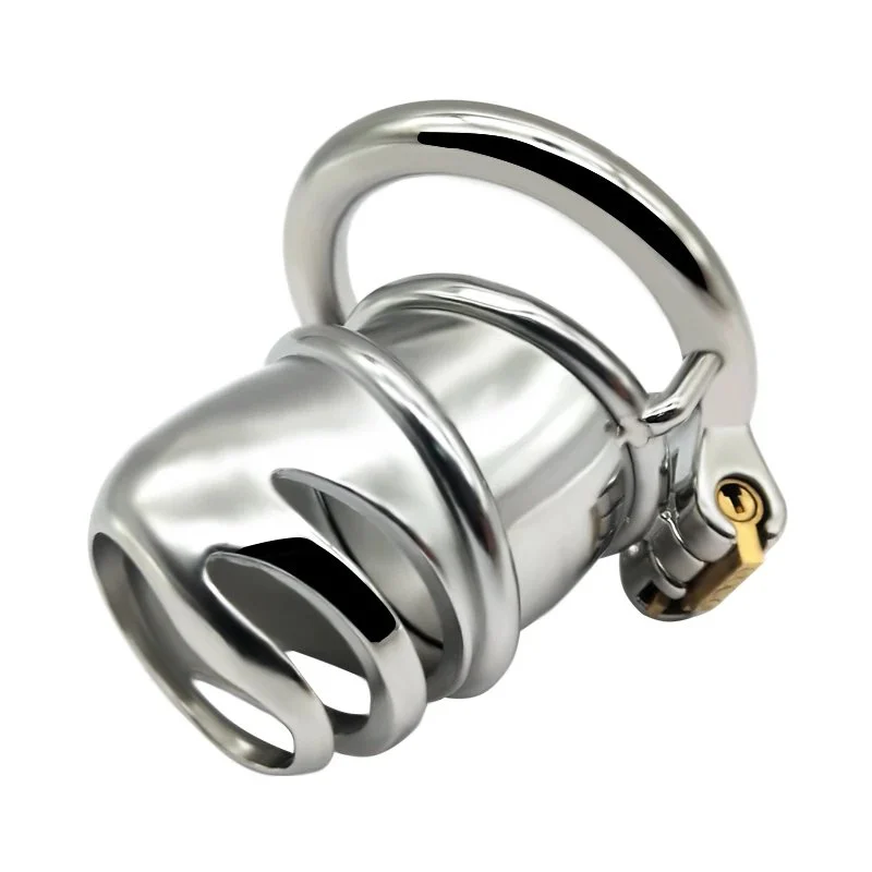 304 Stainless Steel BDSM Sexual Party Toy 2.63 Inch Mini Bird Cage Metal Chastity Device for Couple Domination Rule