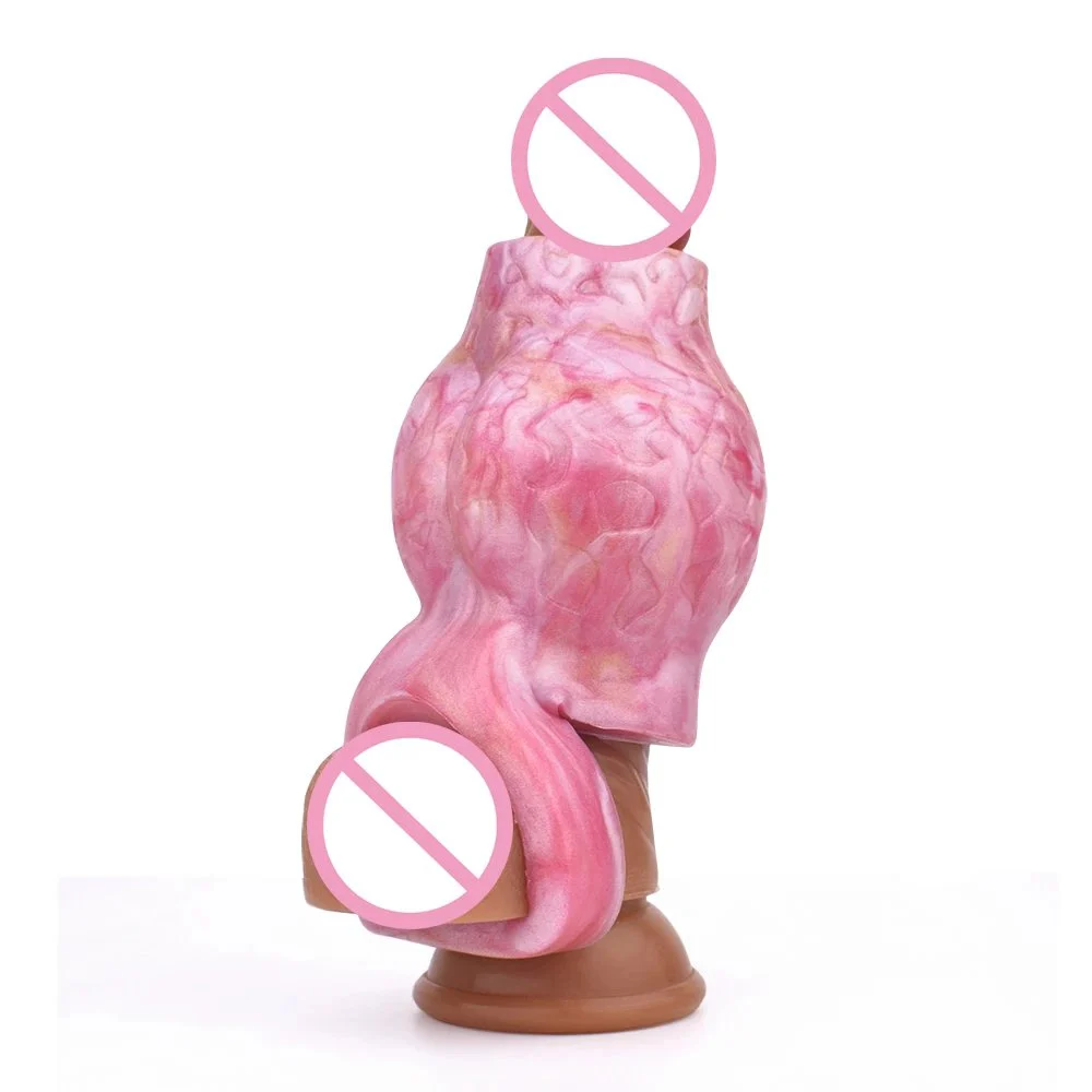 Wolf Skull Sleeve Enhancement Sex Toys Cock Rings Soft Silicone Penis Sleeve Stretch Vaginal Stimulation Male