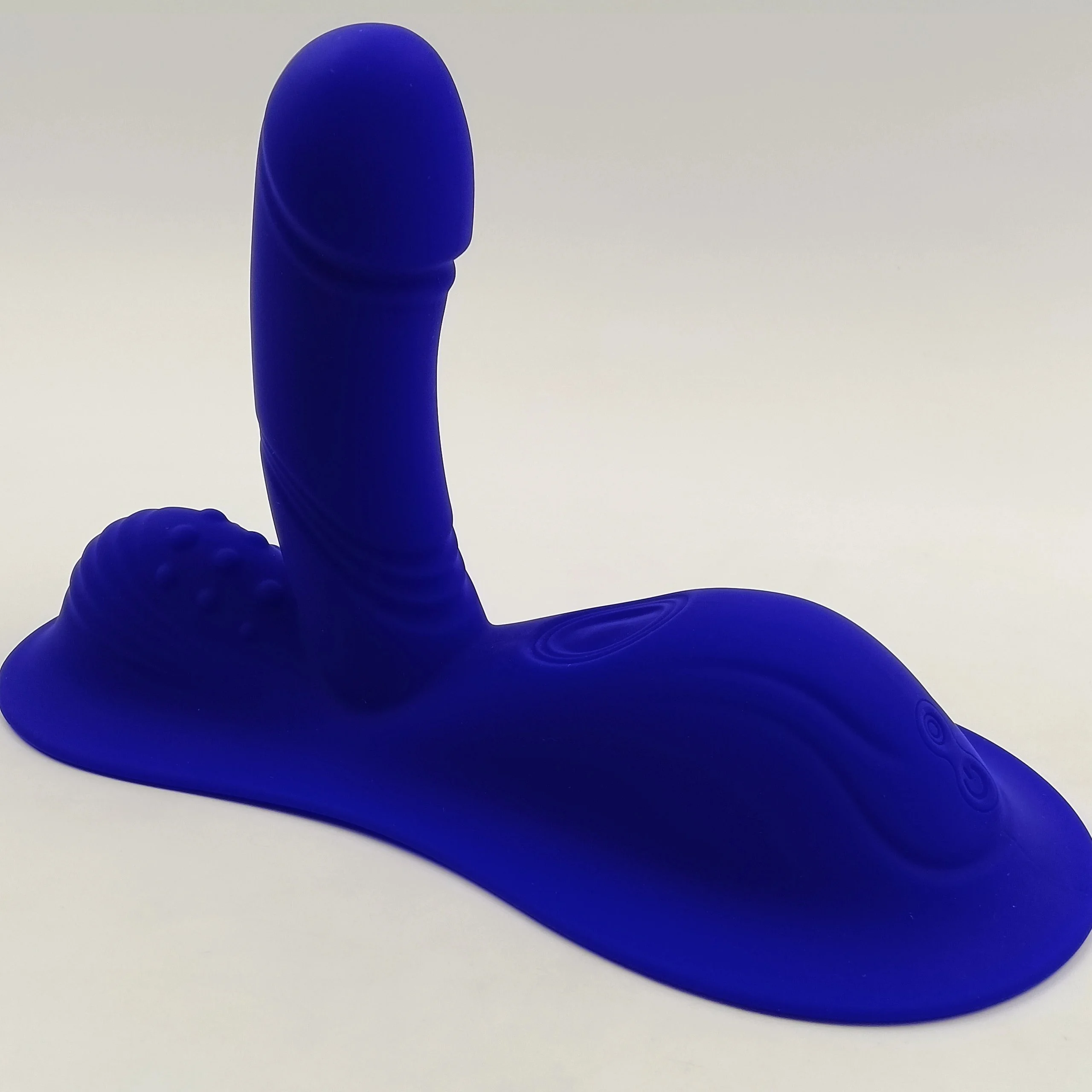 Rechargeable G-Spot Anal Clitoral Triple Stimulation Realistic Silicone Dildos Hands-Free APP Control Grinding Intimate Vibrator