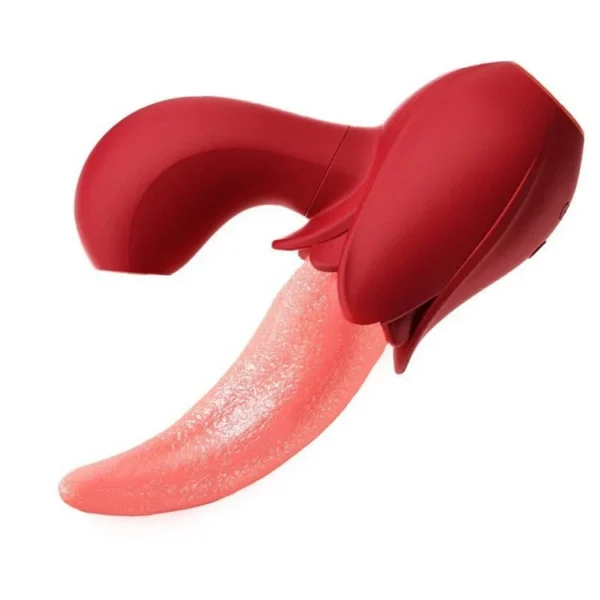 Powerful Clitoris Tongue Licking Sucking Rabbit Vibrator Nipple Sucking Massager Sex Toys for Women