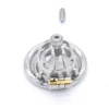 5.4cm Stainless Steel Male Chastity Cages Device Lock Penis Restraint Chastity Cage with Keyholder for Man Sex Toy
