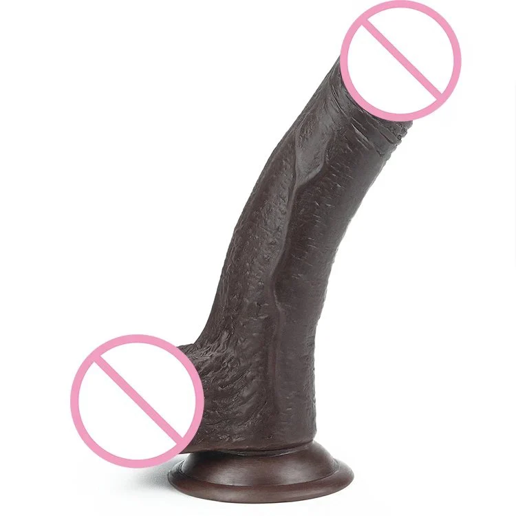 Realistic Double Tpe Soft Outside Body Safe Dual Density Easily Bended Strong Suction Cup Dildo