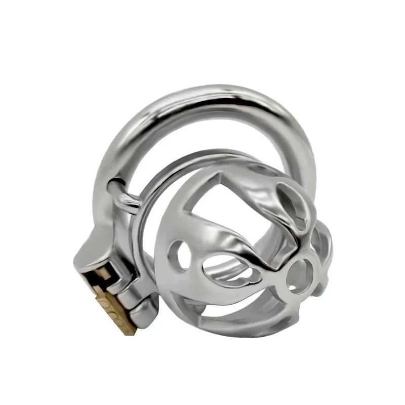 50mm Male Chastity Cage 304 Stainless Steel Lock Penis Cage with Keyholder for Male Chastity Cock Cage
