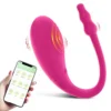 Mobile APP Control Wireless Jumping Egg Female Masturbator Wearable Vibrator Sex Toy for Women
