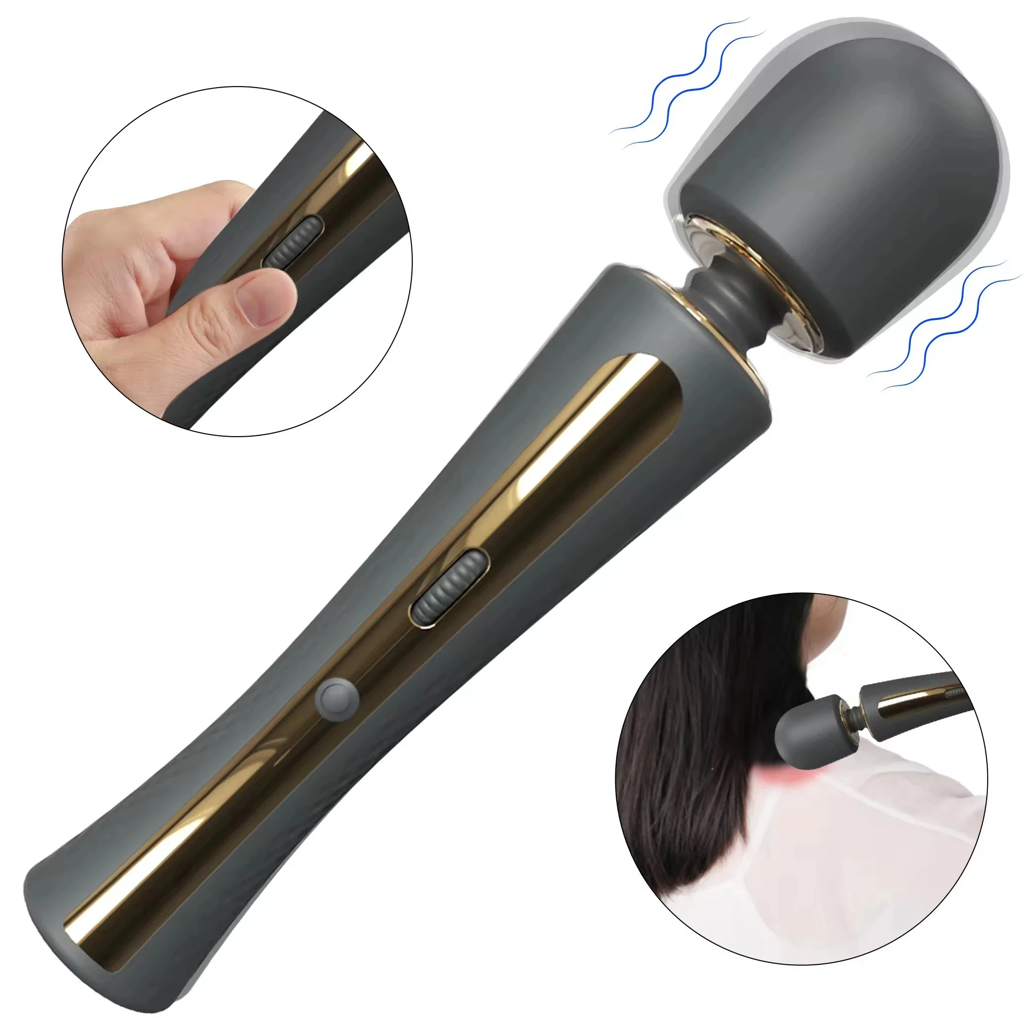 NEW Clitoral Vibrator AV Video Magic Wand Massage Wand Vibrator Sex Toy for Women