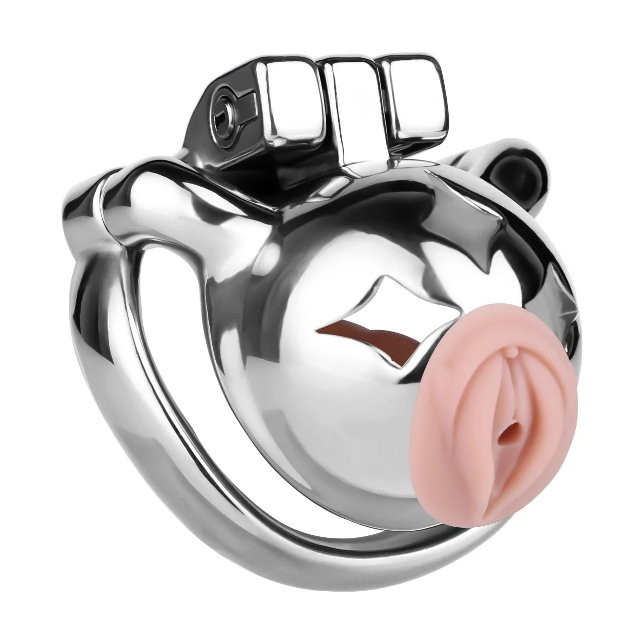 Latest Male Chastity Device Metal Chastity Lock,Cock Cage,Urethra Catheter,Penis Ring,Bondage Belt Sex Toys for Men Gay