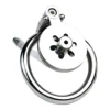 Cock Cages Male Chastity Devices Flat Chastity Cage Male Invisible Stainless Steel Sissy