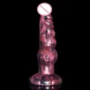 Color Silicone Soft Sex Toys Fantasy Animal Anal Plug with Suction Cup Insert Dildo Gay and Lesbian