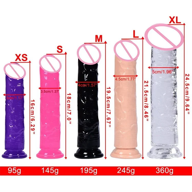 Realistic Dick Strong Suction Cup Adult Sex Toys Big Dildo for Woman Soft Jelly Dildo