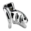 Male Chastity Cage Wearable Male Chastity Cage Metal Cage for Spicing up Intimacy Sex Toy Available in Four Sizes