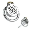 Butterfly Inverted Sissy Cage Sissy Inverted Chastity Cage Negative Cock Cage Chastity Toys Metal Male Chastity Device
