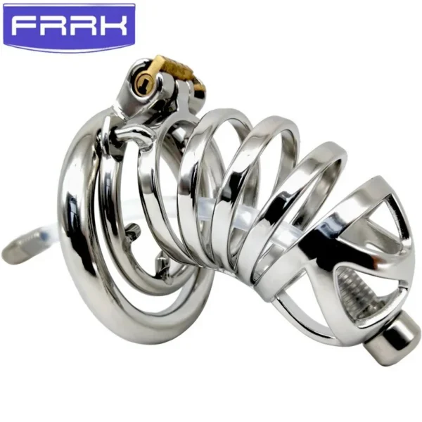 12B Chastity Lock Adult Chastity Apparatus Stainless Steel Series Hair Anti - Derailment