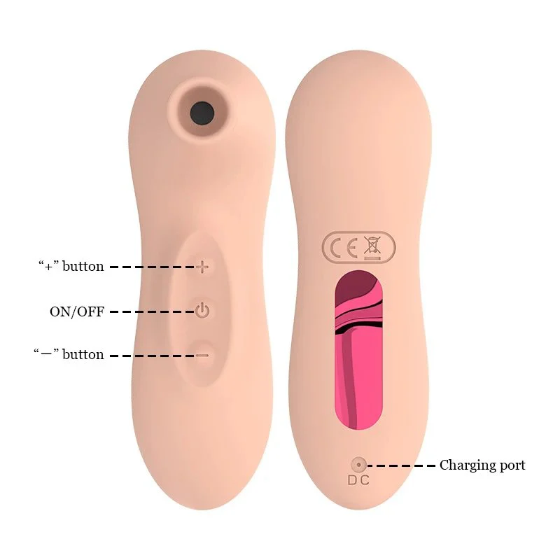 USB Rechargeable Soft Skin-friendly Silicone Clitoral Sucking Vibrator Female Masturbation Women Sex Toys
