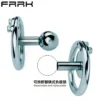 Male Chastity Lock Removable Replaceable Negative Electrode Lock Ring Sex Toys Stainless Steel Chastity Device