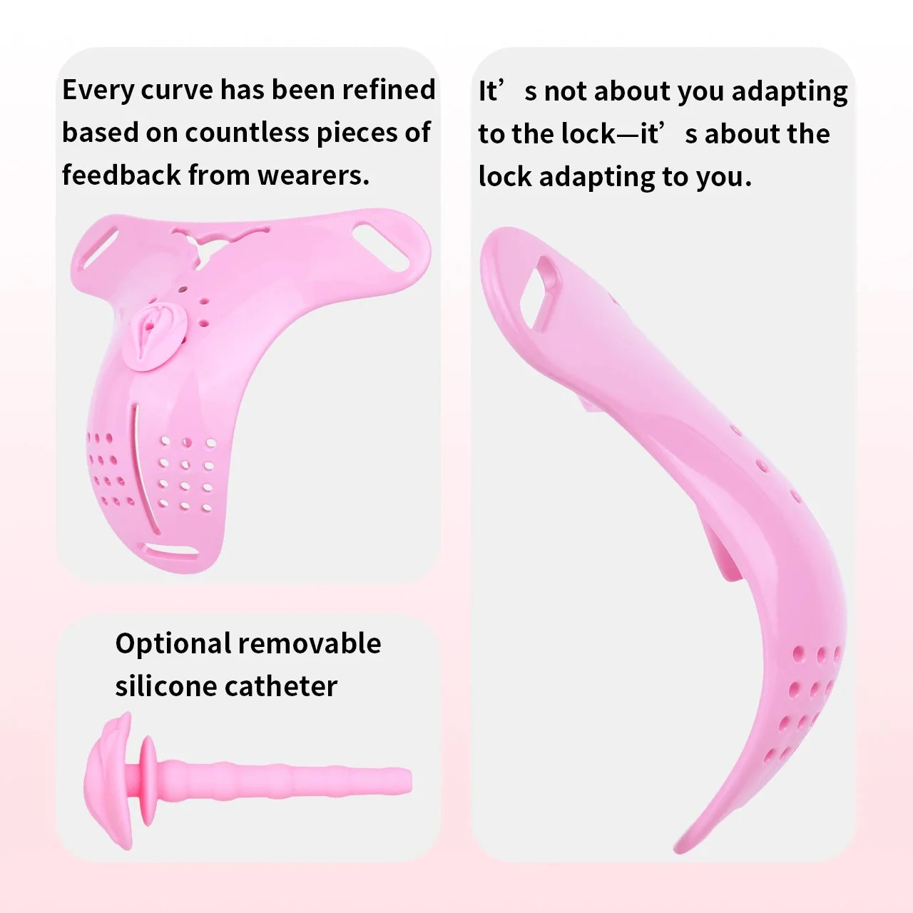 Female Chastity Belt Cb Lock Abstinence Device Chastity Cage Sex Toys for Men Toys Bondage Panties with Catheter