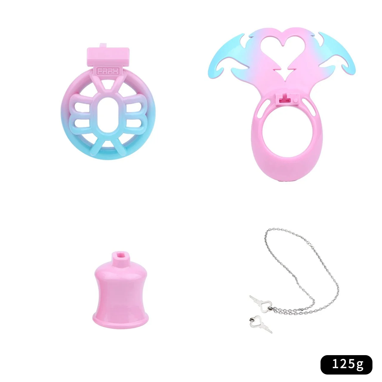 Colorful Sissy ABS Negative Inverted Extended Chastity Device Custom Fit Belt Soft Wear Male Abstinence Training Sextoys