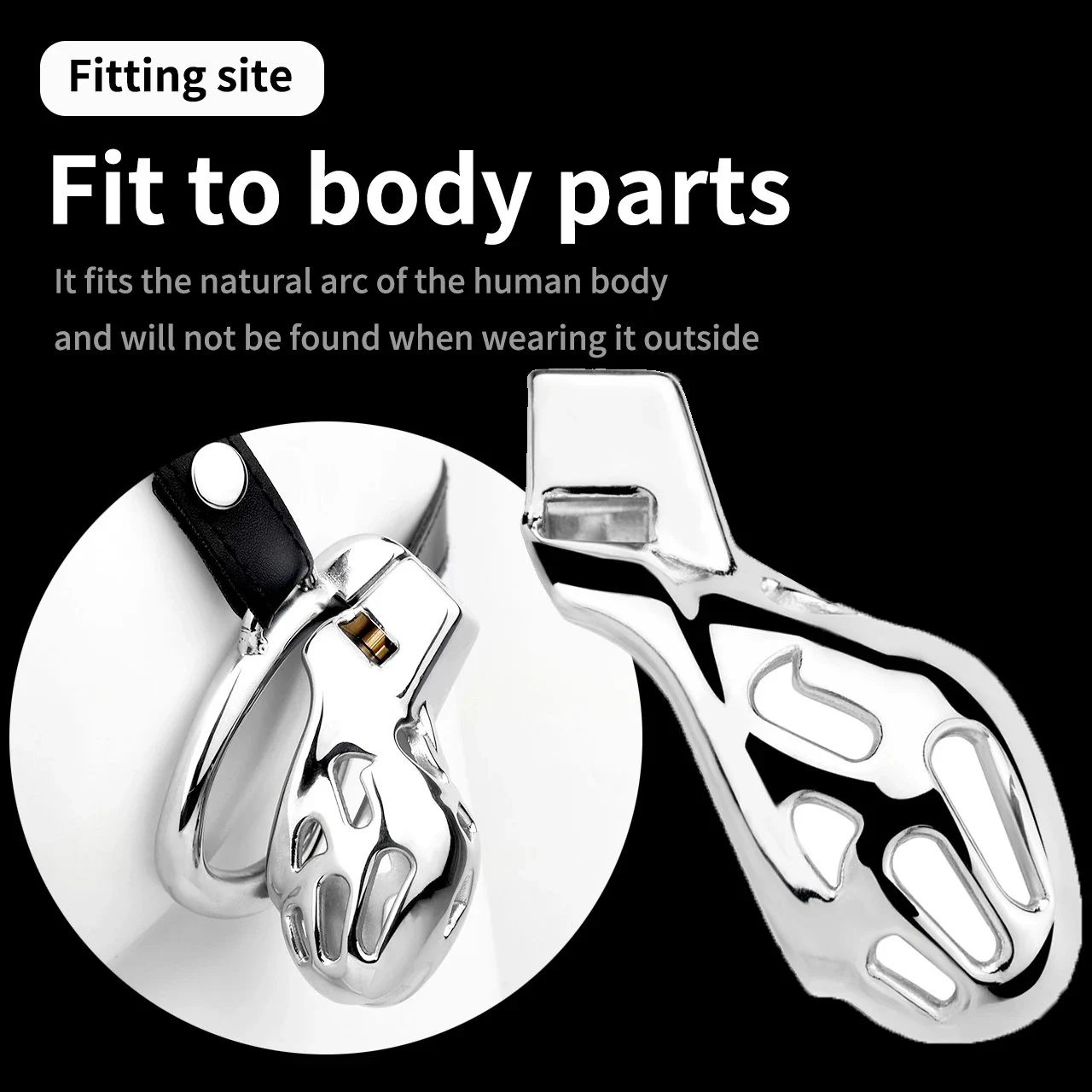 Four Size Male Chastity Device Gay Bird Cage Lock Cock Sex Restraint Ring Stainless Steel Chastity Cage with Wearable Belt