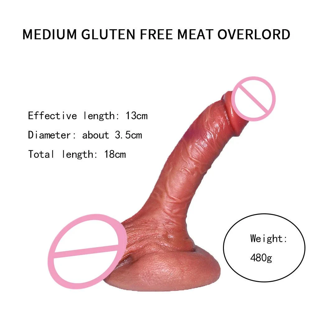 Real Skin Artificial Penis Large Dildo Huge Big Size Silicone Dildo With Strong Suction Cup