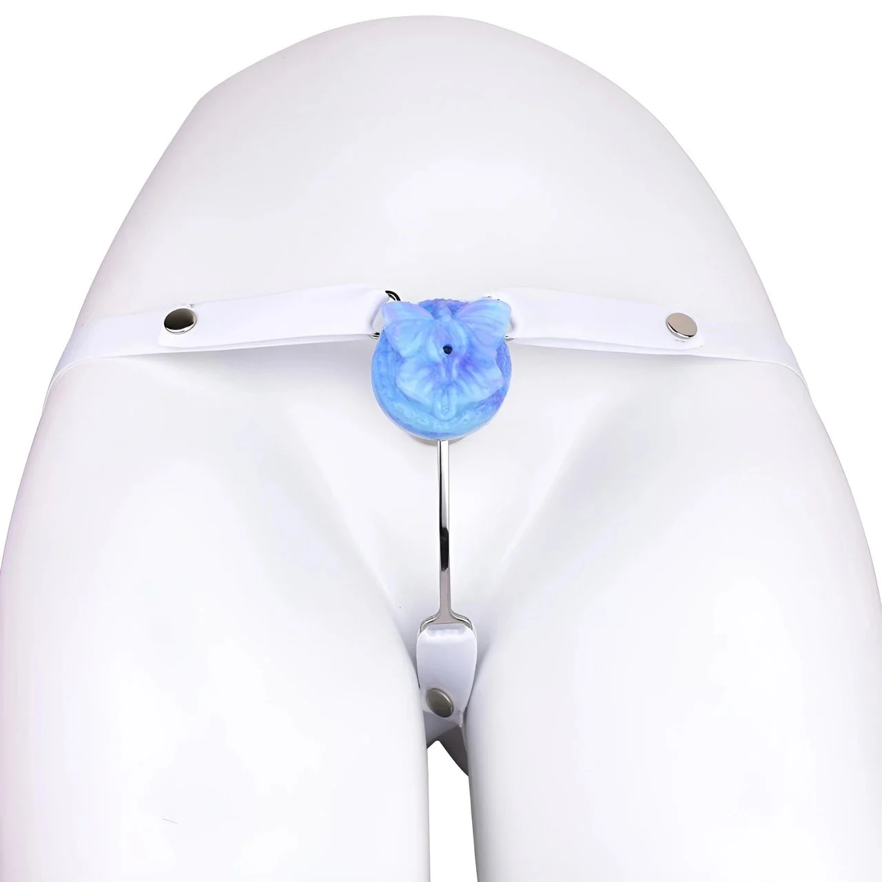 Flexible Stainless Male Cock Piece Style Cage with butterfly Resistance Chastity Device Sex Toy for Men