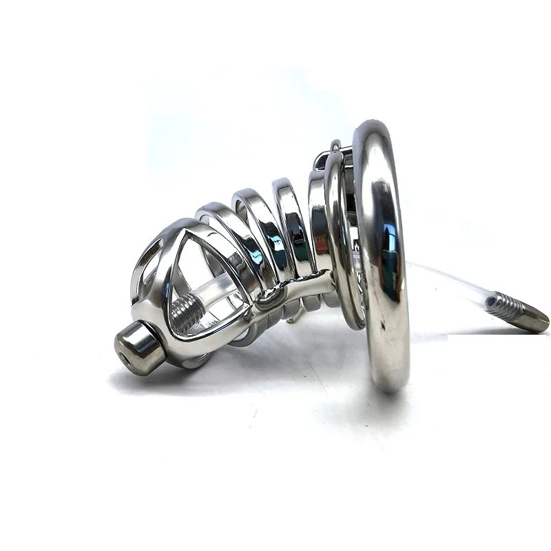 7cm Lock Penis in Cage with Keyholder SM Sex Toys Man Metal Chastity Cage Male Chastity Device for Male