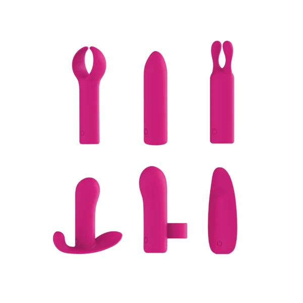 6Pcs Set Portable Mini Bullet Vibrator Nipple Massager Female Sex Toys APP Control G Spot Clitoral Vibrator for Women Couples