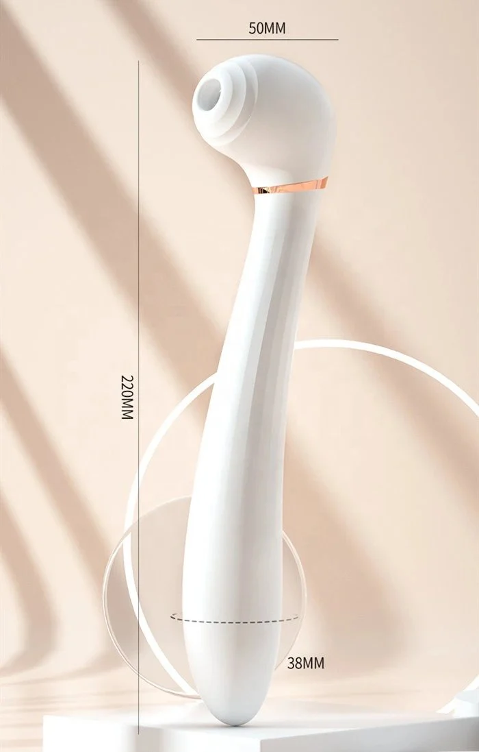 USB Rechargeable 10 Frequency Av Wand Vibrator Women's Sucking Vibrating Massage Toy Vaginal Vibrators