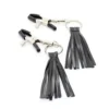 Leather Tassels Simulator Flirting Nipple Clamps Nipple Clips Fetish Flirting Sex Products for Women Men Adult Games