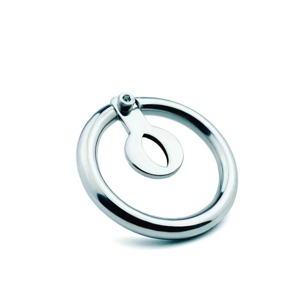 Adult Store Mini Man Chastity Device Lock Metal Cock Cage Penis Ring Lock for Male