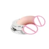 Metal Ring-shaped Male Penis Chastity Lock with Two Sizes to Choose From for Restraining the Penis with a Metal Chastity Cage