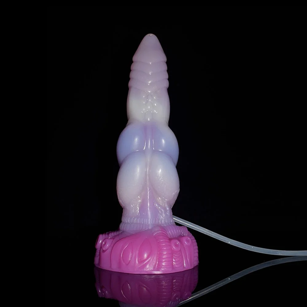 Ejaculating Function Huge Anal Plug Two Thick Rings Knot Fantasy Animal Dildo Sex Toys for Woman