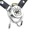 4 Size Male Chastity Device With Catheter and Testicles Brackets Strap on Dildo