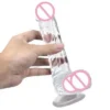 Realistic Dildo Clear Jelly Dildo With Suction Cup for Women Masturbator G Spot Clit Vaginal Stimulator Men Anal Adult Sex Toys