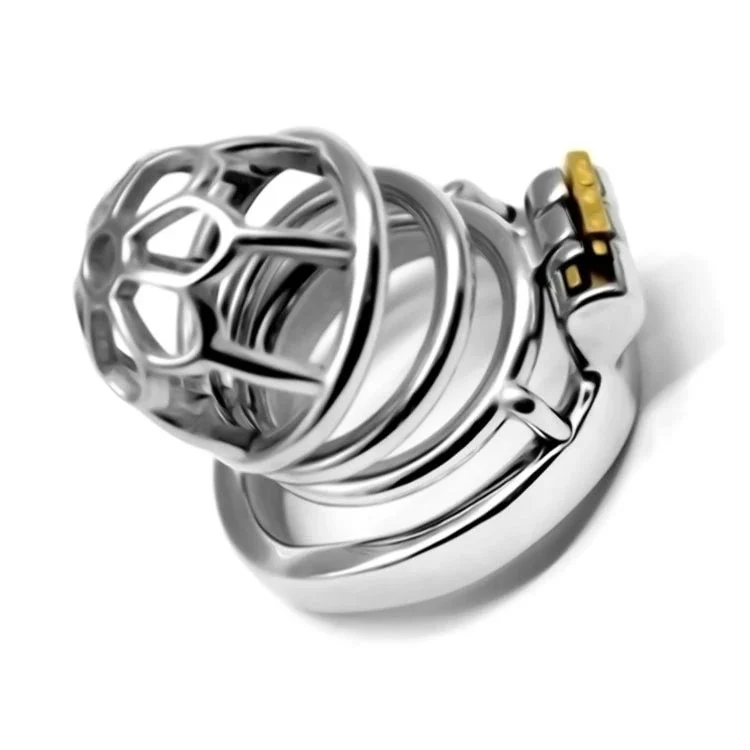 60mm Sm Sex Toys Lock Penis Cage with Keyholder Male Chastity Device Curved Cock Ring Chastity Cage 304 Stainless Steel