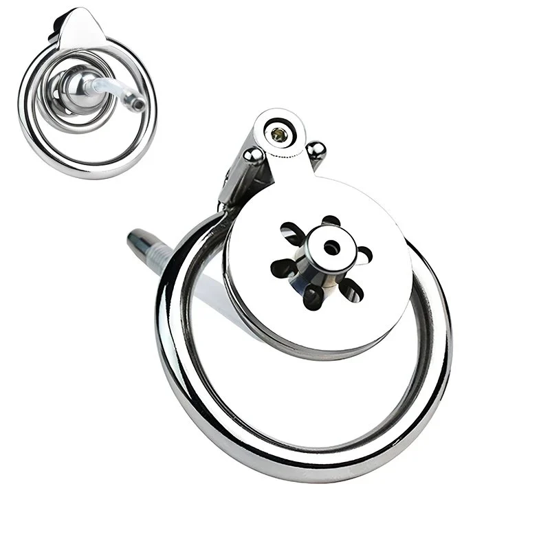 Cock Cages Male Chastity Devices Flat Chastity Cage Male Invisible Stainless Steel Sissy