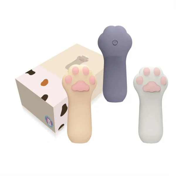 Vibrating Cat Paw Mini AV Stick Vibrator Sex Toys for Woman Cat Shaped Vibrators Cats