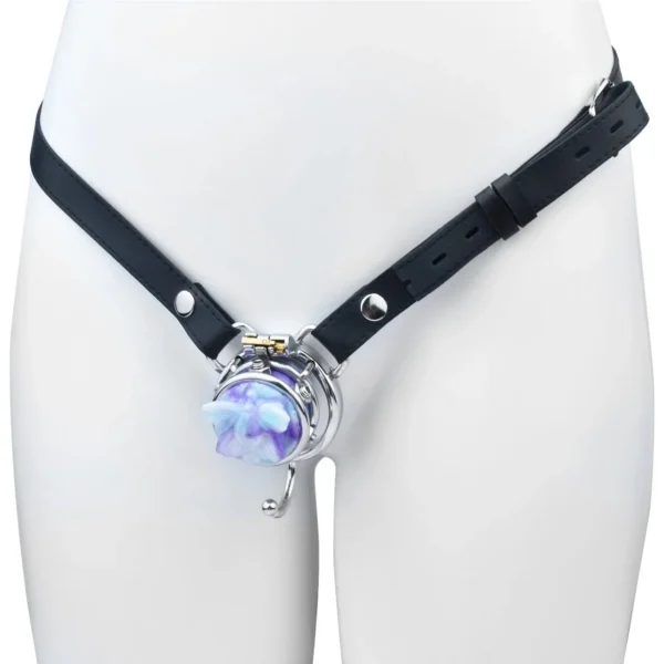 Cute Sissy Cock Cage for Male Guy with Arc Ring Egg Hook Flirting Goods