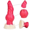 Realistic Dog Dildo with Big Knot Suction Cup Monster Dildos Anal Plug Toy Animal Dildo for Women Lesbian and Men