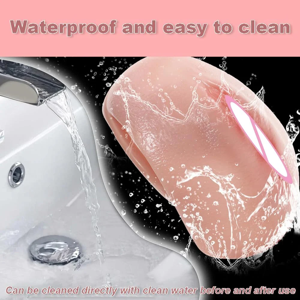 Male Chastity Belt-Waterproof Bondage Device Realistic Penis Cage Lock Adjustable Training for Games Gay for