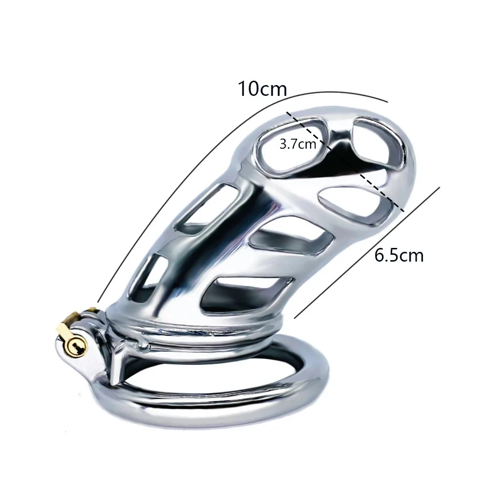 long size Cobra Metal Chastity Cage for Penis Exercise Bondage Restraint cage Sex Toys for Men