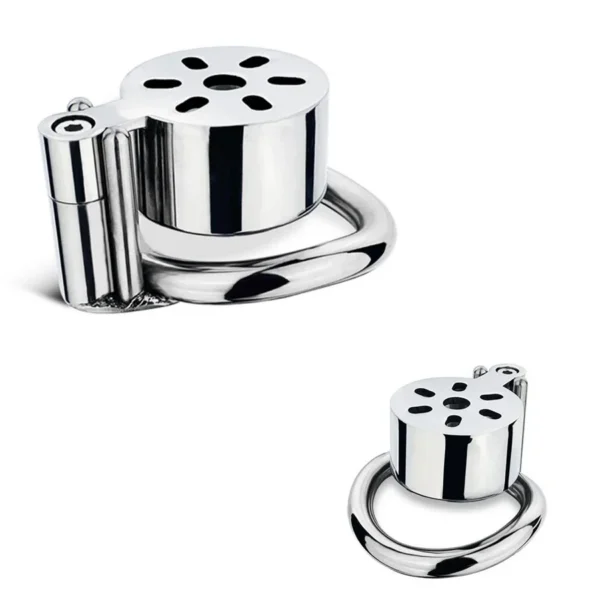 Male Bondage Total High 33mm Chastity Device Sex Toy Stainless Steel Cock Cage With Sex Toys Chastity Belt