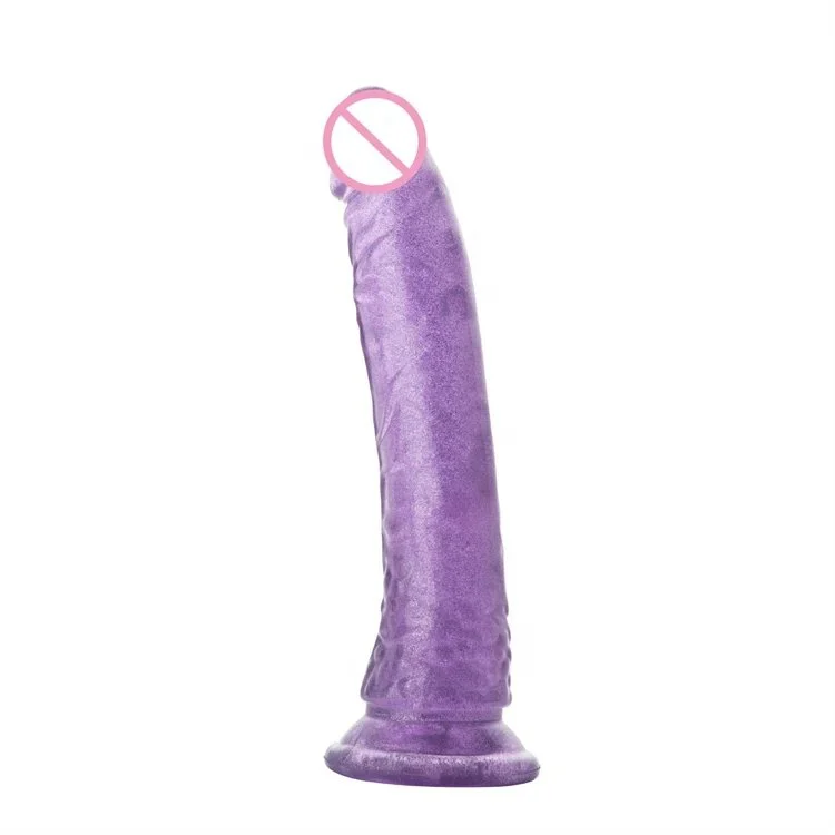 Realistic High Transparent Luminescent Dildo with Suction Cup Sex Toys for Women Luminous Dildo