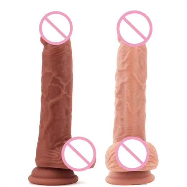 Realistic Huge Hot Liquid Silicone Realistic Dildos With Suction Cup Sex Toys for Women