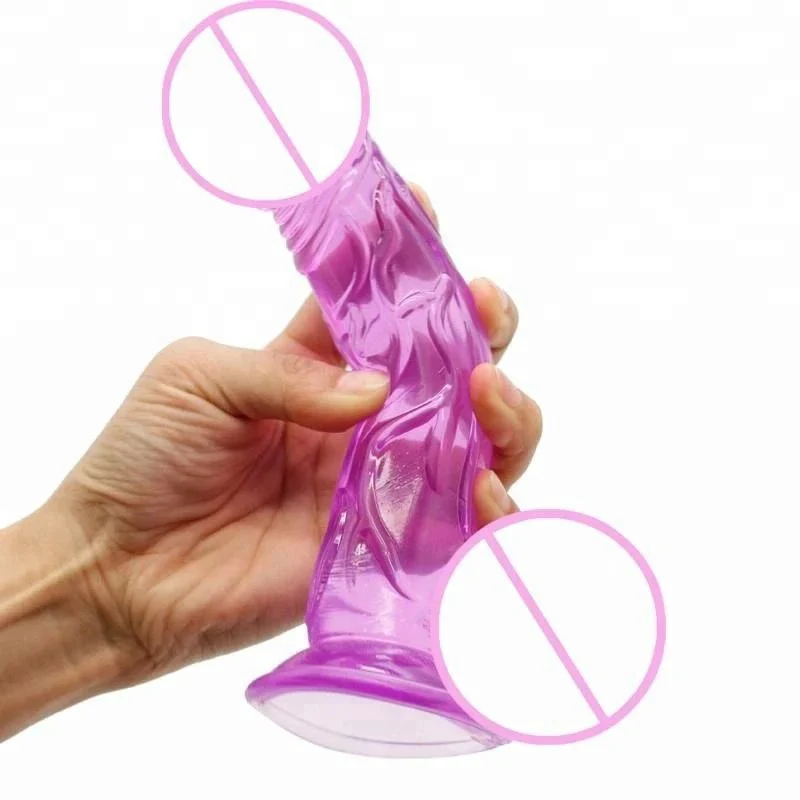 Realistic Sex Toy Suction Cup Strap on Big Dildo Toy for Women