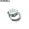 Male Penis Control Removable Chastity Cage Metal Stainless Steel Chastity Lock Hollow Flat Cage Adult Sex Toys