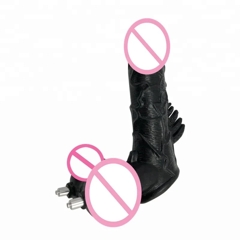 Electric Shock Penis Sleeve Reusable Condoms for Male Massager Penis Enlargement